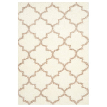 Safavieh Montreal Shag Collection SGM832 Rug, Ivory/Beige, 8'6" X 12'