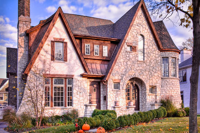 Inspiration for a timeless exterior home remodel in Chicago