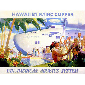 Pan American Air Lines 8.5/" X 11/" Travel Poster HOLLAND