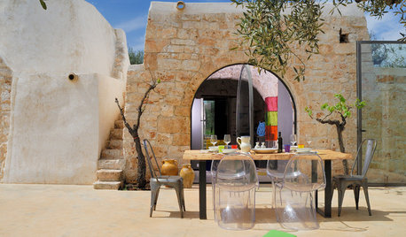 Architecture : Un trullo italien s'offre un cube de verre