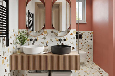 Example of a danish bathroom design in San Francisco