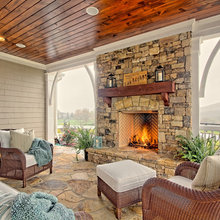 Outside Fireplace