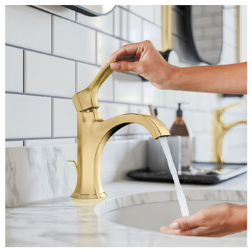 Hansgrohe 04810 Locarno 1.2 GPM 1 Hole Bathroom Faucet - Brushed Gold Optic