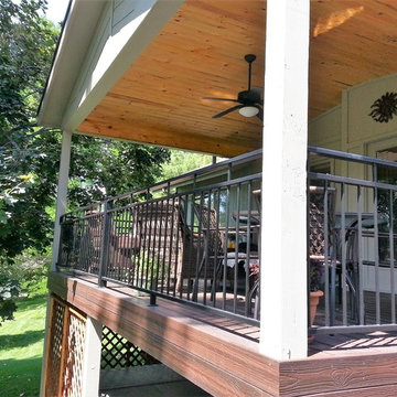 Gable and Shed roofs over decks