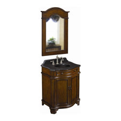 Belle Foret Model BF80054R Single Basin Vanity - Bathroom Vanities And Sink Consoles