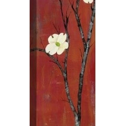 Dogwood on Red - Artwork