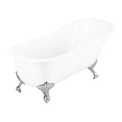 66" Goodwin Cast Iron Slipper Clawfoot Tub - Products