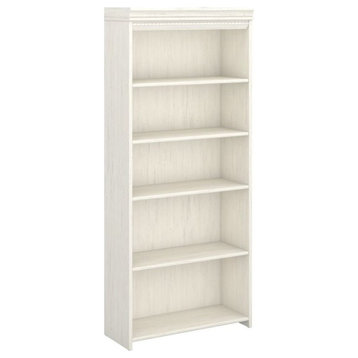 Scranton & Co 5 Shelf Bookcase in Antique White