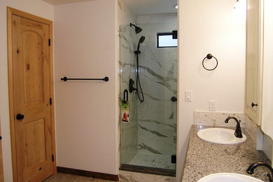 Mid-sized elegant home design photo in Boise