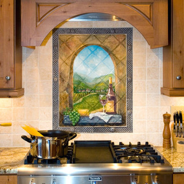 Rustic Contemporary Kitchen in Barrington
