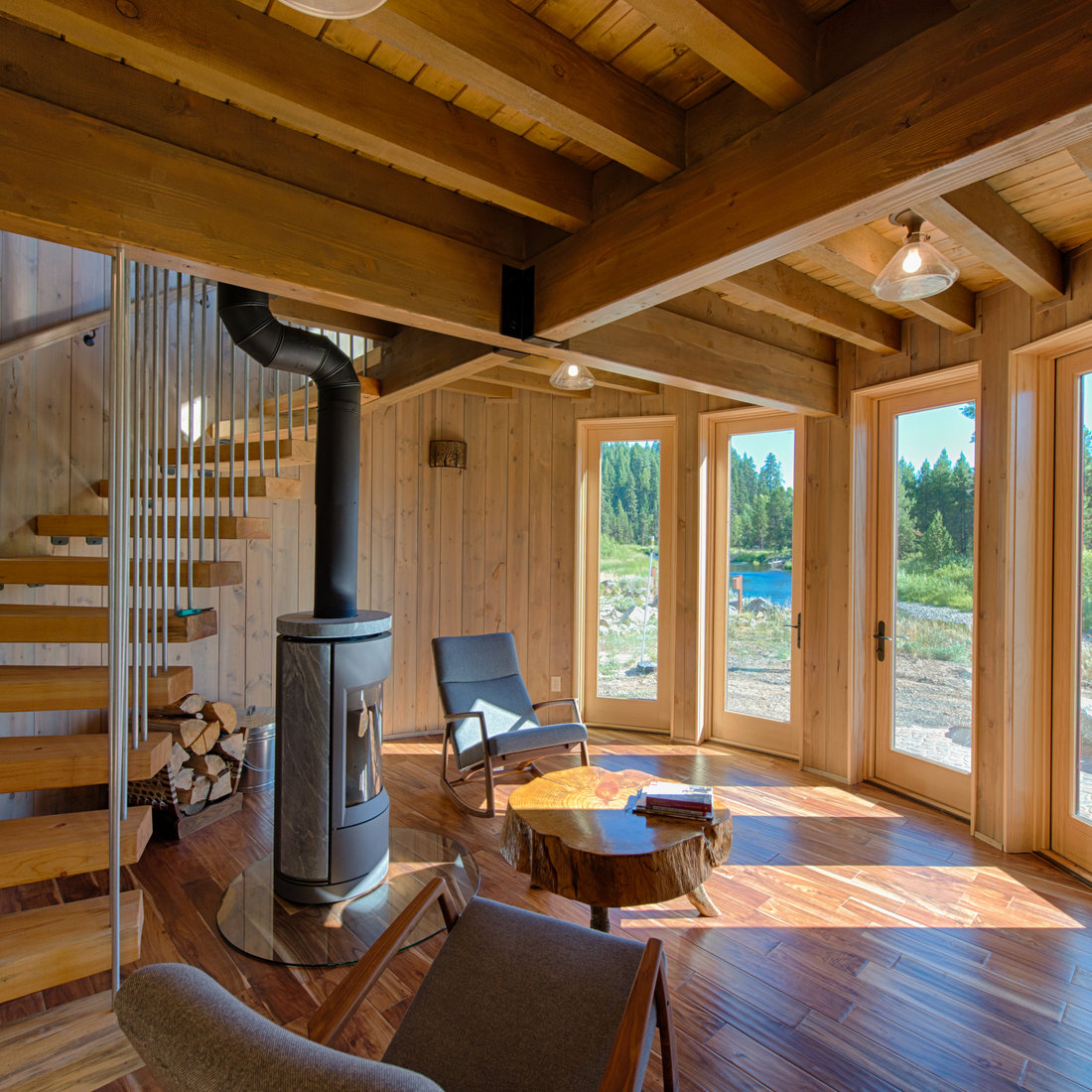 Rustic Modern Idaho Home
