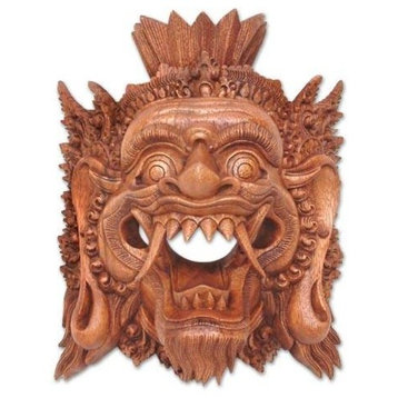 Judge of The Netherworld Wood Mask, Indonesia