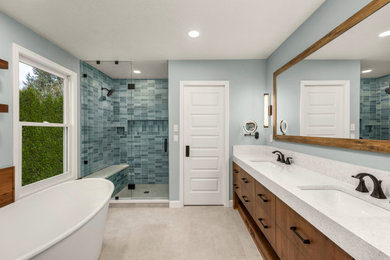 Bathroom - transitional bathroom idea in Portland