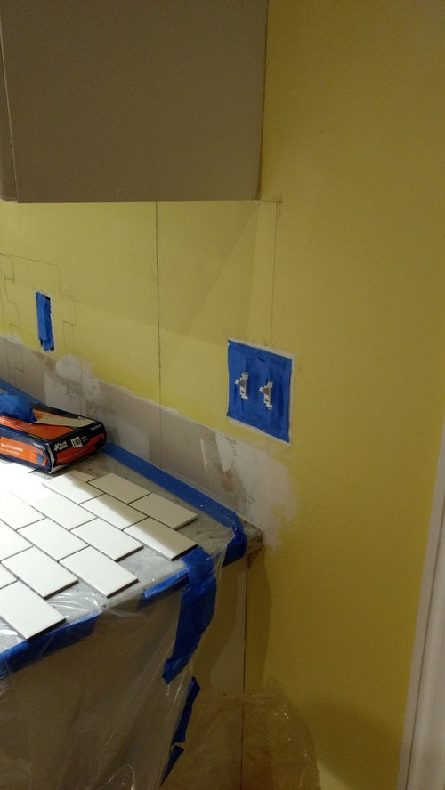 Kitchen backsplash, light switch placement dilemma
