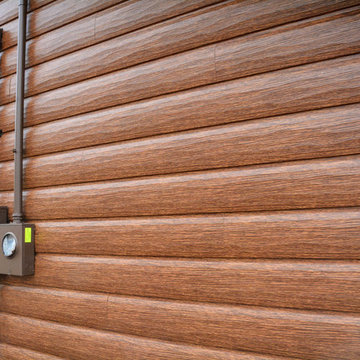 Steel Log Siding install in Grand Junction, CO