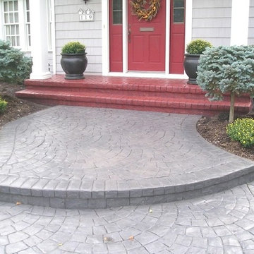 Stamped Concrete- Steps and Walkways