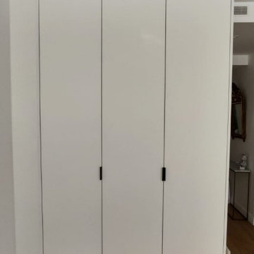 Bibliothèque et placard d'entrée (2020) - Levallois-Perret