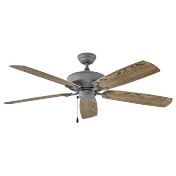 Hinkley Oasis 60" Indoor/Outdoor Ceiling Fan, Graphite