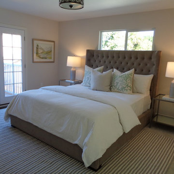 A spacious master bedroom