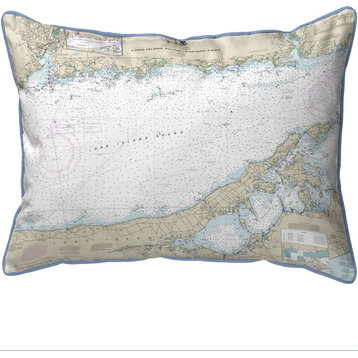 Betsy Drake Long Island Sound - Eastern Part, NY Nautical Map Large Corded Indo