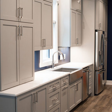 Kitchen cabinet line up