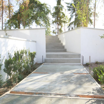 Backyard Stairs With Pathway