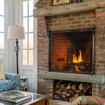 3 Season Room With Fireplace