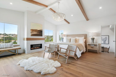 Inspiration for a bedroom remodel in San Diego