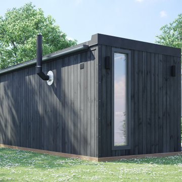 Tiny House. Container Building. Florida, USA