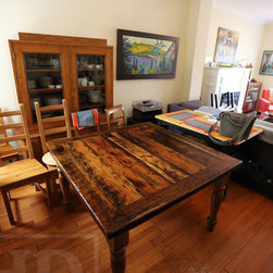 Reclaimed Wood Harvest Tables - Dining Tables