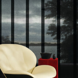 Skyline Gliding Vertical Hunter Douglas Panels - Window Treatments