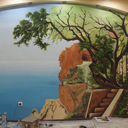 Mural. "Greek paysage" - Products