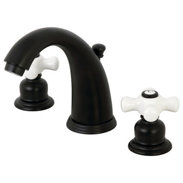 KB980PX Victorian 2-Handle 8 in. Widespread Bathroom Faucet, Matte Black