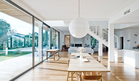 Houzz Tour: Minimalistisk drømmehjem for familien med tre børn