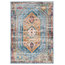 Safavieh Bristol Collection BTL346 Rug, Blue/Camel, 5'1"x7'6"