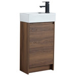 Legion Furniture - 18" Sink Vanity, Plywood, Ceramic Top, No Faucet - Dimensions: L:18 x W:10 x H:33.5