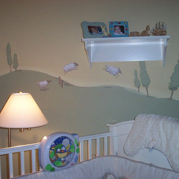 Boy's Nursery Room Mural