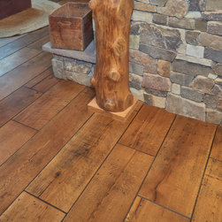North Central PA Log Home - Hardwood Flooring