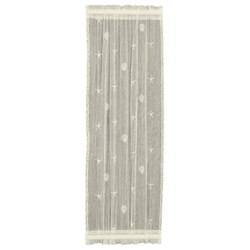 Heritage Lace Sand Shell 15x50 Sidelight Panel in Ecru