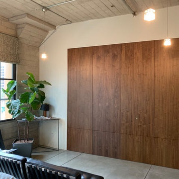 Lage Built-in Walnut Cabinet