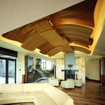 LS Residence Interior Great Room North - West