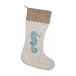 Seaside Stocking - Seahorse - New - Christmas Stockings And Holders