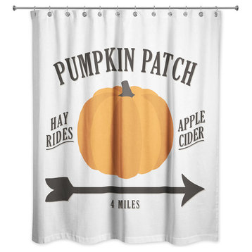 Pumpkin Patch Shower Curtain