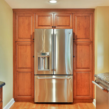 Counter-Depth Refrigerator Built in Pantry