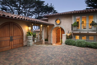 Inspiration for a mediterranean exterior home remodel in Other