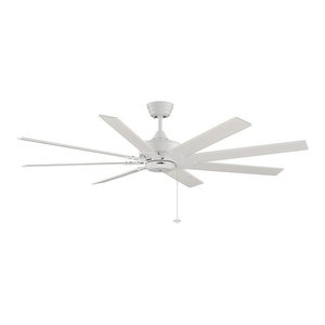 Fanimation Levon 63 Ceiling Fan With 8 Black Blades