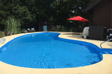 This is an example of a swimming pool in Columbus.