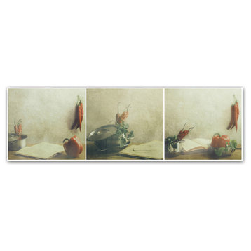 Delphine Devos 'Hot Stuff - The Story' Canvas Art, 32 x 10