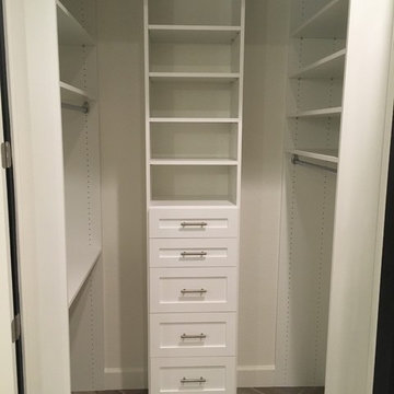 Shaker white closets