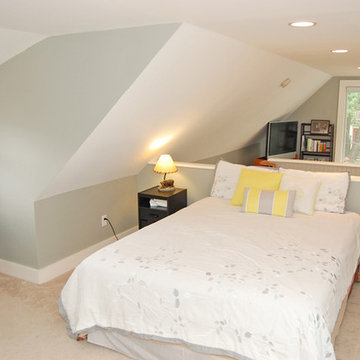 Finished attic as Guest Bedroom